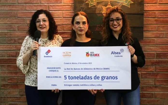 Domino’s Pizza aporta 5 toneladas de granos a Red Bancos Alimentos México vía Va por Mi Cuenta Domino’s Pizza aporta 5 toneladas de granos a Red Bancos Alimentos México vía Va por Mi Cuenta