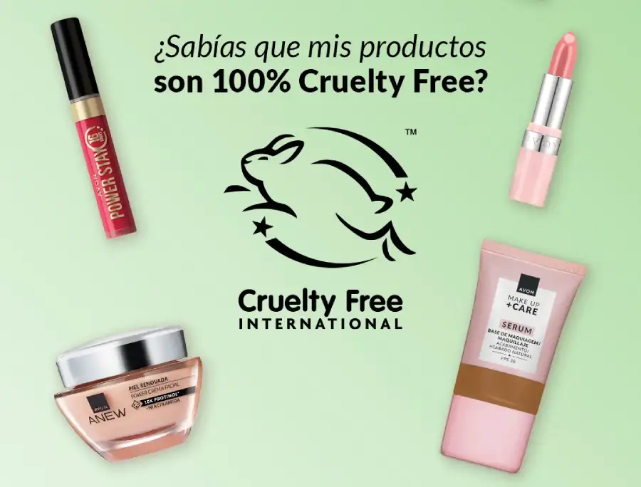 Avon certificación Leaping Bunny Cruelty Free
