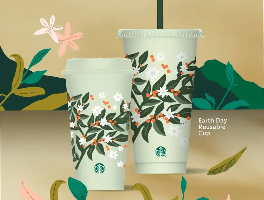 Starbucks vaso reutilizable Día de la Tierra México