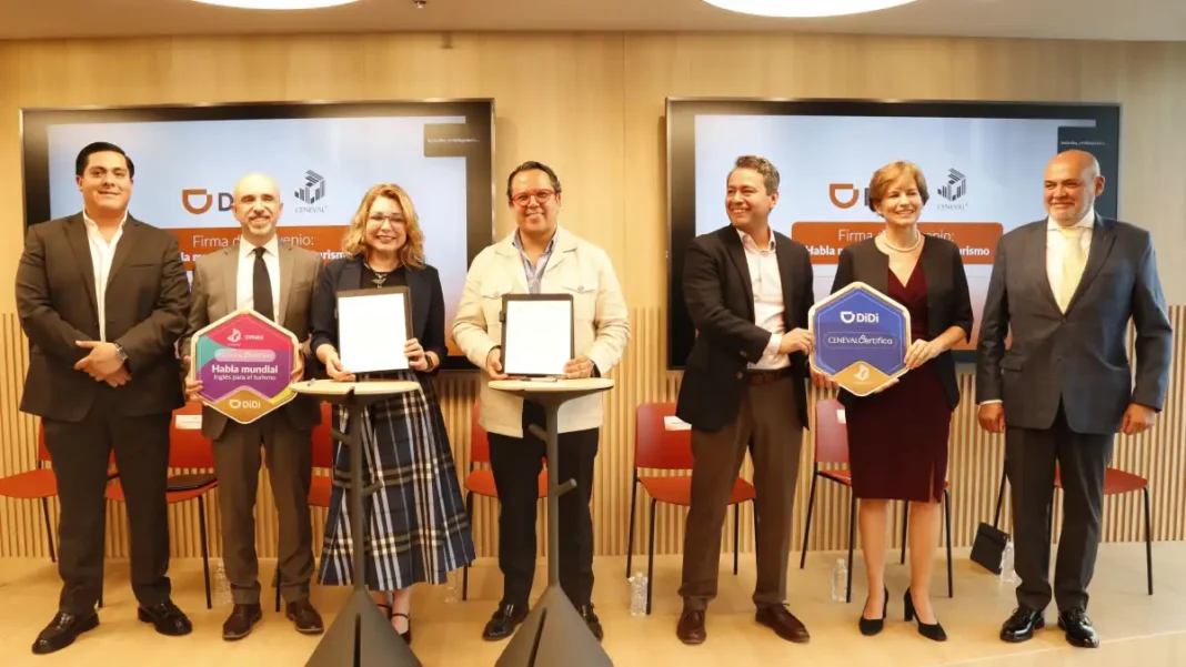 Alianza DiDi CENEVAL inglés turismo