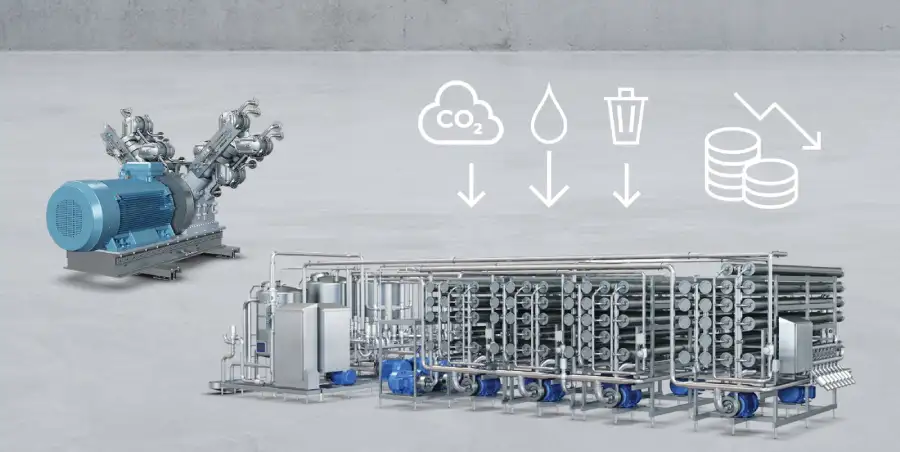 Tecnología moderna en planta láctea