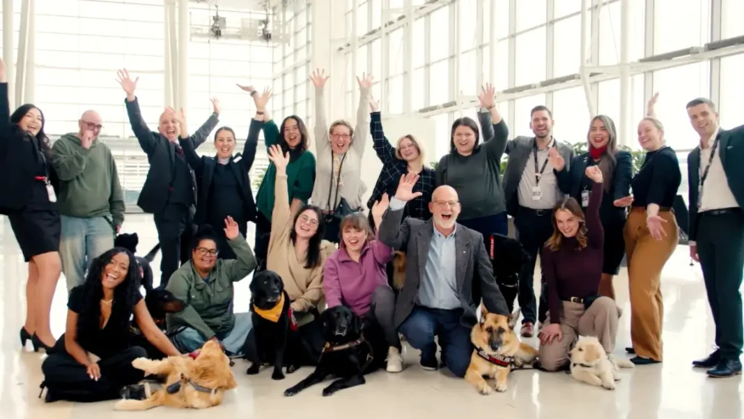 Air Canada perros de servicio vuelo