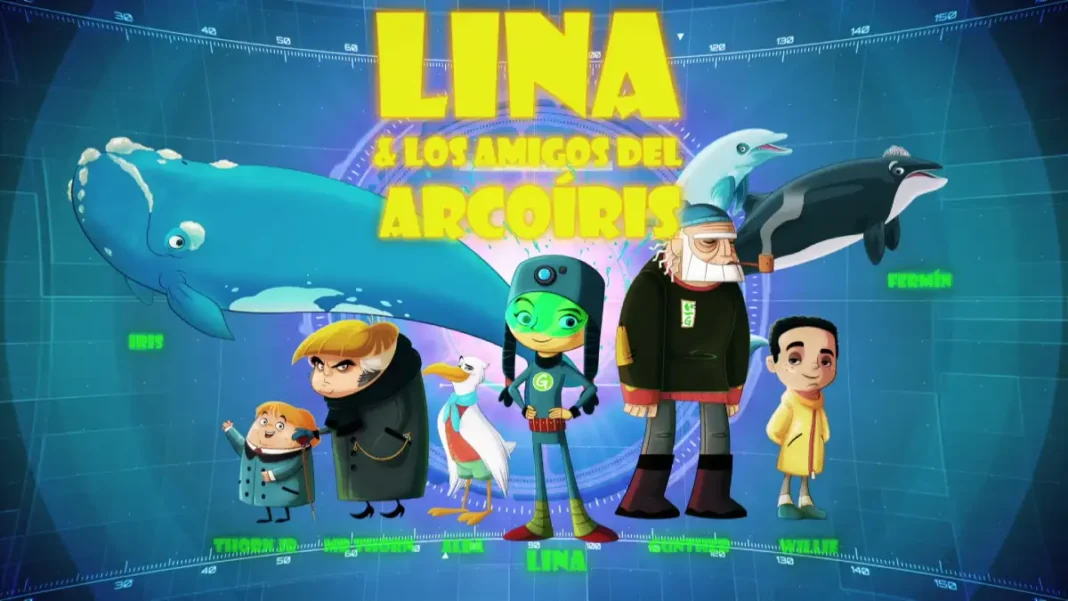 Estreno serie Lina amigos arcoíris Escuela Plus