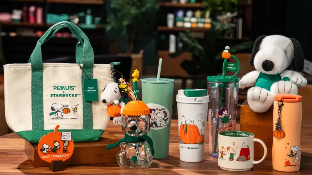 Colección Peanuts Starbucks otoño 2026 Colección Peanuts Starbucks otoño 2026